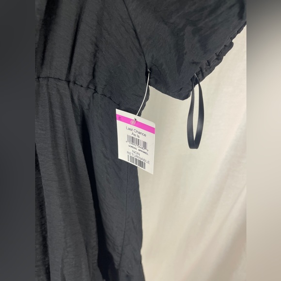 BP. Puff Sleeve Black Taffeta Mini Dress Size S (4-6) NWT - Picture 8 of 13